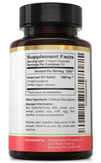 Florida Herbal Pharmacy, Guava Leaf Extract Supplement Capsules 10:1 (120 Capsules),Two Months Supply