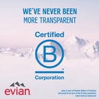 Evian Natural Spring Water (One Case of 12 Individual Bottles, each bottle is 1 liter) Naturally Filtered Spring Water in Large Bottles