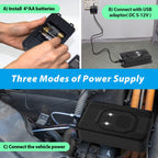 Ultrasonic Rodent Repellent for Cars and Indoor 4 Packs, Battery Operated Mouse Squirrel Rat Deterrent with Strobe Light,Smart DetectioKeep Rodents Out of Car, Boat Garage Attic Barn (4 Pieces)