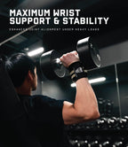 Gymreapers Weightlifting Wrist Wraps (IPF Approved) 18" Professional Quality Wrist Support with Heavy Duty Thumb Loop - Best Wrap for Powerlifting Competition, Strength Training, Bodybuilding (Desert Sand, 18")