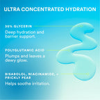 Experiment Super Saturated Ultra Hydrating Barrier Serum - 30% Glycerin, Polyglutamic Acid + Prickly Pear for Intensive Moisture, Plump + Dewy Skin, 1.35 FL OZ - Hydrating Serum for All Skin Types