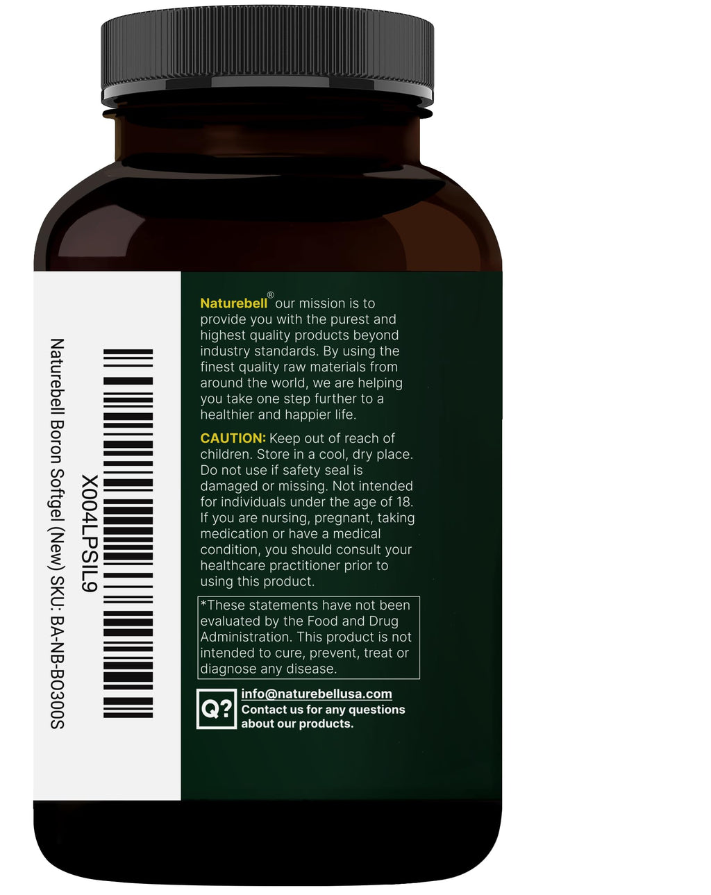 Boron 10mg, 300 Softgels with MCT Oil | High Absorption | Triple Action Boron Supplement for Men & Women | Glycinate, Citrate, & Aspartate Complex | Trace Minerals for Hormone, Bone, & Joint Support