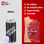 CheongKwanJang Hong Sam Won Plus - Korean Red Ginseng Drink, Korean Red Panax Ginseng Extract Drinks, Pre Workout Energy Drink for Men & Women, Korean Food, Boost Productivity - 60 Pouches