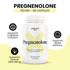 Supplement Spot Pregnenolone 150 Mg Energy Supplement – Pregnenolone to Support Healthy Mood for Women & Men (90 Servings)