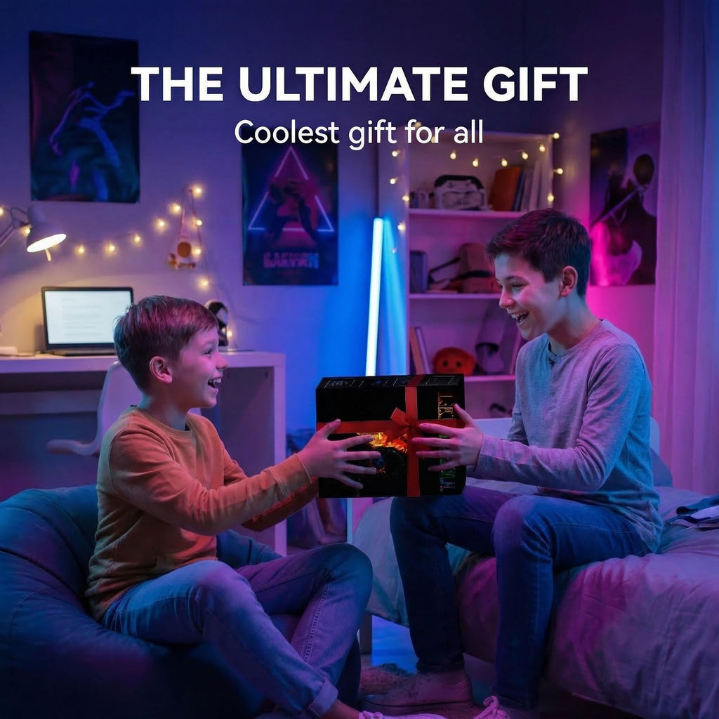 MEGOO Led Light up Mask with Gesture Sensing,Boys Toys Gifts for Kids