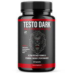 Testo Dark Capsules, Official TestoDark Pills with All Natural Ingredients, Testo Dark Advanced Overall Health & Wellness Vitamin Supplement Formula for Max Strength Multivitamin Support (60 Capsules)
