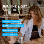 Simply Basically Colostrum Powder & Collagen Peptides, Biotin, Hyaluronic Acid & Vitamin C | Gut Health & Bloating, Immune Support, Hair, Skin & Nails Supplement | Unflavored | 11g Per Serving