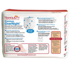 Tranquility Premium OverNight Disposable Absorbent Underwear (64 Count) - L, 44-54 in. Waist - Maximum Absorbency, All-Night Sleep, Breathable Comfort, 64 Adult Diapers