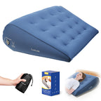 Luxtude Inflatable Wedge Pillow for Sleeping, Travel Wedge Pillow for Acid Reflux Relief, Sleep Apnea, Adjustable Bed Wedges Pillows for Back Pain Relief, Post-Surgery, Snoring and Leg Support