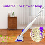 60 Pack Disposable Power Mop Refill Pads for Swiffer PowerMop - Multi-Surface Floor Cleaning Mop Pads, Compatible with Swiffer Wet Pads Refill, 12 Layers Thickened | 5X Cleaning Power