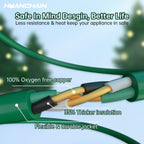 HUANCHAIN 16/3 Gauge Indoor Outdoor Green Extension Cord 50 ft Waterproof