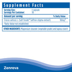 CalmCo Zenreva, Pure Saffron Extract, Non-GMO Vegan Capsules, 30 Count