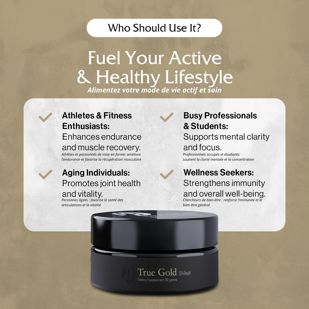 Purblack Pure Himalayan Shilajit Resin - Himalayan and Other Mountain Ranges Gold Infused Shilajit for Men & Women with Over 85+ Trace Minerals for Energy & Immunity | 60 Servings | USA Made