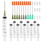 10ml Glue Applicator Syringe with Blunt Tip Needle for Liquid Oil Ink Wood