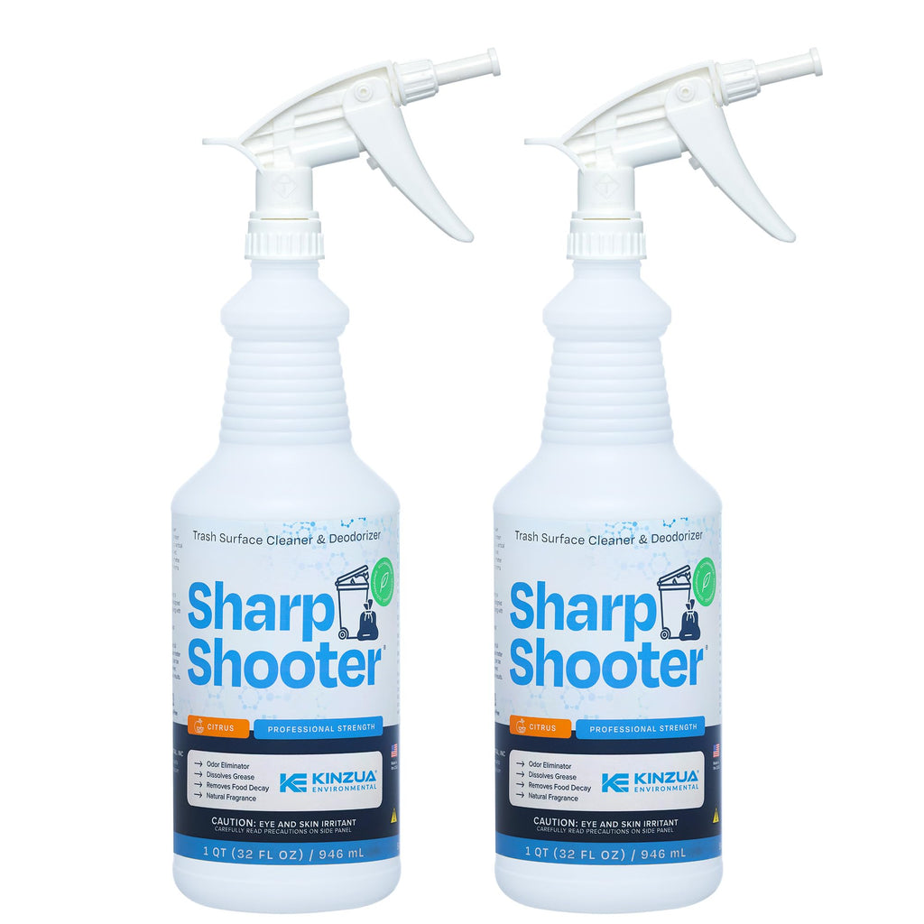 Sharpshooter Trash Can Cleaner, Odor Eliminator, Citrus, 32 oz, 2-Pack