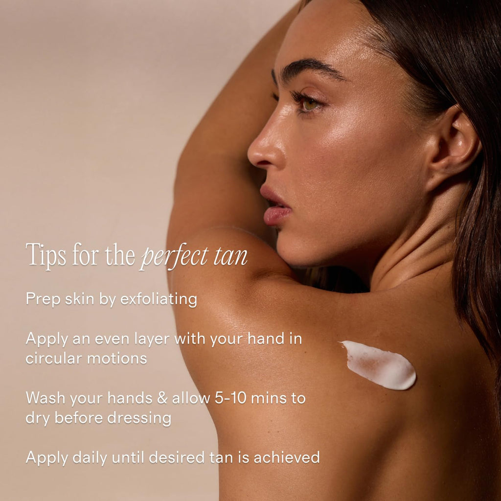 Lux Unfiltered N°32 Summer Skin Gradual Self Tanner, Hydrating Self Tanning Lotion with Shea Butter & Squalane - Non-Sticky, No Transfer, Natural-Looking - Vegan Sunless Tanner - Vanilla Caviar