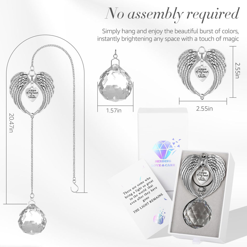Memorial Sympathy Gifts for Loss of Loved One, Memorial Crystal Suncatcher