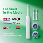 Brushmo Plaque Control Replacement Toothbrush Heads, Compatible with Philips Sonicare Click-on Electric Toothbrush Handles, 8 Standard Replacement Heads, Soft Dupont Bristles, BM928, White
