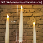 ORIENTAL CHERRY Floating Candles with Wand, 12 Pcs Magic Flickering Light