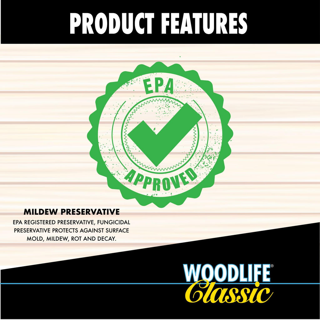 WOODLIFE 903-4PK Classic Above Ground Clear Wood Preservative, Gallon, Clear, 4 Pack