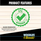 WOODLIFE 903-4PK Classic Above Ground Clear Wood Preservative, Gallon, Clear, 4 Pack