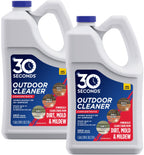 30 SECONDS Outdoor Mold & Mildew Cleaner & Stain Remover Concentrate | 128 fl. oz. | 2 Pack