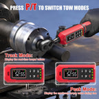 SUERCUP 3/8"&1/2" Digital Torque Wrench Set(0.66-44.29Ft.Lb/0.9-60N.m&3.8-250.8Ft.Lb/5.1-340Nm), ±1% Accuracy with Vibration, Buzzer,LED Notification and Five Units of Measure, for Car,Moto, DIY
