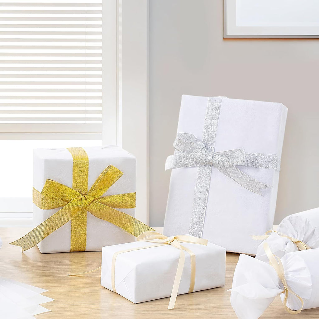 Simetufy 270 Sheets 20" x 20" White Tissue Paper for Gift Bags Wrapping