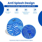 Urinal Screen Deodorizer (12 pack) Ocean Mist Scent, Urinal Cakes Anti-Splash, Urinal Mats Anti-Clogging, Universal Fit, Free Gloves