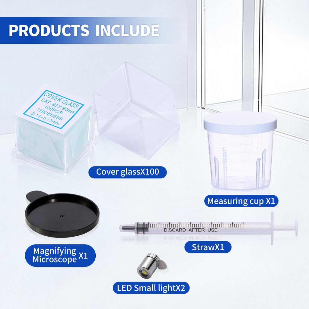 Sperm Magnifying Glass, Suitable for Semen Observation,Home Sperm Testing, Male Fertility Observation, Can be Used 100 Times,Quick Result