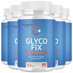 (5 Pack) Glyco Fix Capsules - GlycoFix Advanced Supplement, All Natural Formula to Maintain Healthy Levels, Maximum Strength Daily Formula, Gyco Fix Capsules Reviews - 300 Capsules for 5 Months