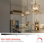 Sengled E12 Candelabra LED Bulbs Dimmable, 60W Equivalent CA10 Chandelier Light Bulbs, 2700K Soft White Candle Bulbs for Chandeliers, Ceiling Fan, Pendant Light, 6 Pack