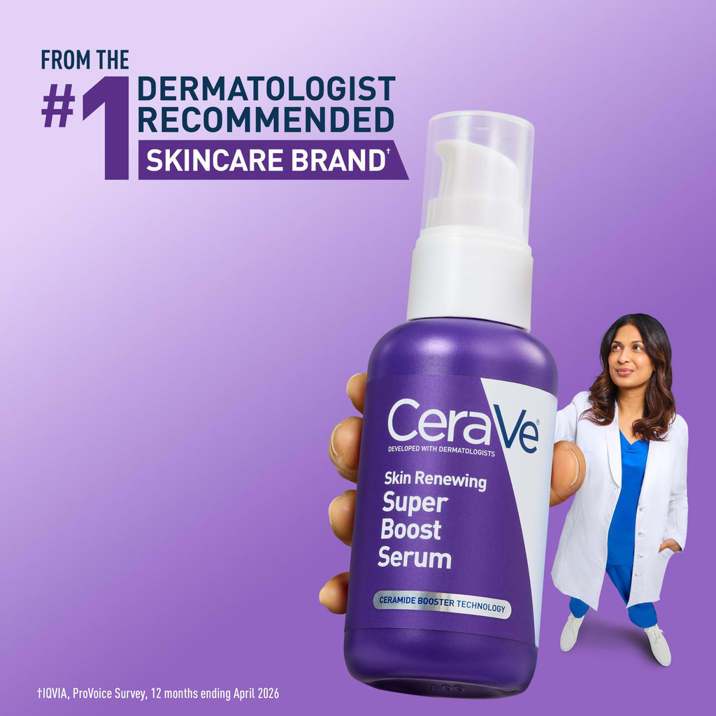 CeraVe Super Boost Anti-Aging Serum with Peptides & Hyaluronic Acid