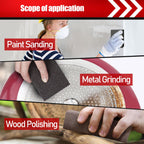18 Pack Sanding Sponge, Washable and Reusable Sanding Block for Wood Drywall Metal Glasses Coarse/Medium/Fine/Superfine in 60/80/120/220 Grit Sandpaper Block Sand Paper Brick (3.9'' × 2.8'')
