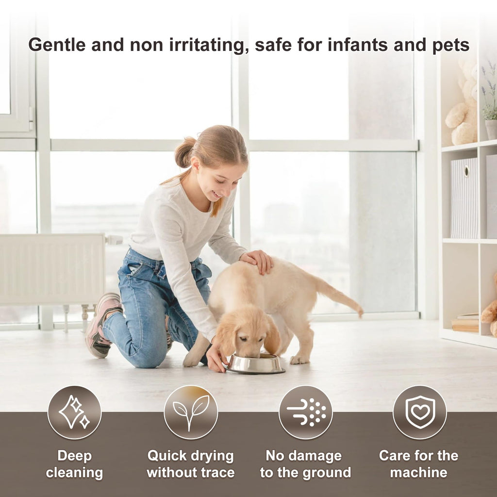 Floor Cleaning Solution Original Scent Compatible with Dreame Vacuum Cleaner Solution, Residue & Streak Free, Suitable for All Robot Vacuum Cleaners and Wireless Wet Dry Dual-Use Vacuum Cleaners
