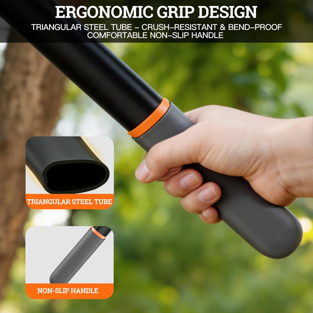 AIRAJ 17'' Bypass Loppers for Tree Trimming,Branch Cutter up to 1.6" Cut Capacity,Sharp Steel Tree Pruner,Chops Thick Branches with Ease,Tree Trimmer for Gardening