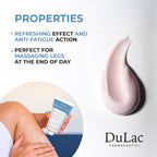 Dulac, Diosmin Legs Gel Cream, Cooling & Refreshing, with Diosmin & Menthol, Horse Chestnut Extract, Butcher's Broom & Red Vine, Fast-Absorbing, Non-Greasy, Daily Leg Care, 5.07 fl oz, Made in Italy