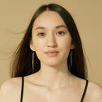 JA.S.JR Threader Dangle Earrings Long Tassel Earrings Gold Earrings for Women
