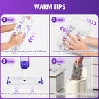 24 Count Disposable Power Mop™ Refills Compatible with Swiffer® Power Mop™, Powermop™ Pads for Multi-Surface Refills Pads for Floor Cleaning, Unscented