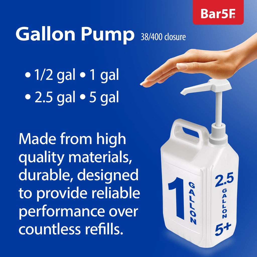 Bar5F Gallon Pump Dispenser 38-400 2-Pack