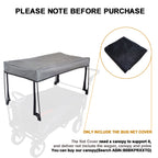 YEEDOIDO Mosquito Net for Wagon Universal, Bug Net Cover for Collapsible Beach Folding Utility Kids Grocery Push Pull Stroller Wagon Cart Accessories Attachment Foldable Sun Shade for Camping