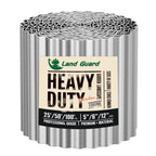 Land Guard Corrugated Garden Edging Border,12" x 50' Landscape Paver Edging, Tall Landscape Edging, Fence for Garden, Flower Bed, Lawn and Landscape Edging (Silver)