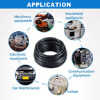 Matugajp 20awg 6 Wire Cable 20/6 Electrical Wire 6 Core Extension Cable 30 feet UL2464 DC 5V/12V/24V/300V 20 Gauge Oxygen Free Stranded Tinned Copper Wire