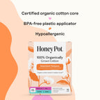 The Honey Pot Company - Tampons Regular & Super - 54 Count, 3 Packs of 18