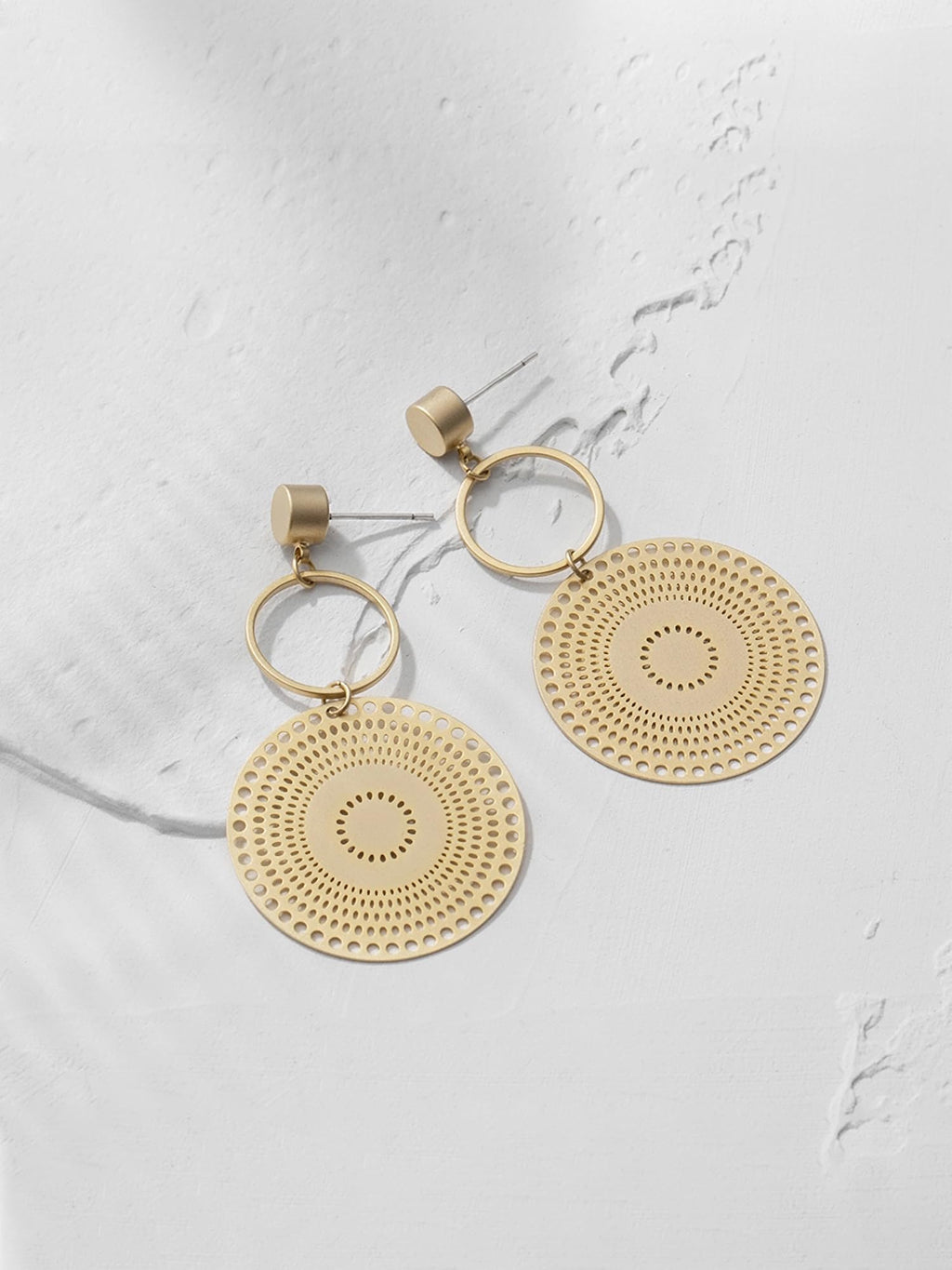 Alofisher Simple Gold Dangle Earrings Boho Drop Earrings for Women