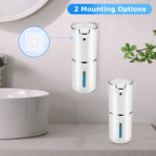 Automatic Soap Dispenser Touchless,Liquid Soap Dispenser with 4 Adjustable Levels,12.8oz USB Rechargeable and Wall Mounted,Smart Hand Soap Dispenser for Bathroom,Kitchen Sink,Dish Soap