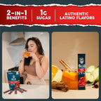 Salud 2-in-1 Sleep Aid + Calm Drink Mix, Punch Ponche Flavor, Melatonin, Magnesium, Saffron Extract, L-Theanine, Non-GMO, Gluten Free, Vegan, Low Calorie, 1g of Sugar (15 Servings)