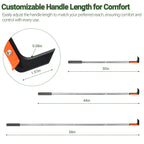 CKLT 58in Crack Weeder with Spring Steel L-Shaped Blade