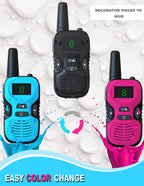 Walkie Talkies for Kids Rechargeable 4 Pack - Outdoor Hiking Camping Toys