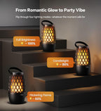 Outdoor Speakers with Lights, Gifts for Men Women, IPX5 Waterproof, 2 Pack